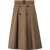Burberry Trench Midi Skirt CLAY BROWN