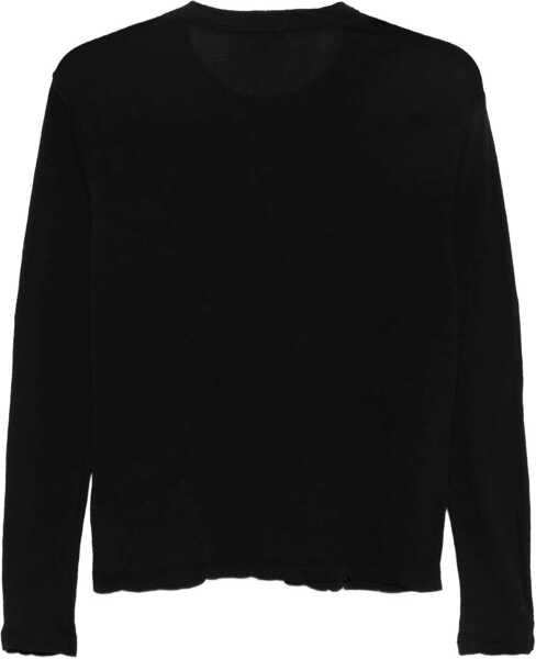 Pulovere James Perse Cotton long sleeve Sweater BLACK Femei (BM 18968023) 2