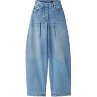 Pantaloni casual Le de-Nimes oversized Jeans Femei