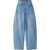JACQUEMUS Le de-Nimes oversized Jeans BLUE/TABAC