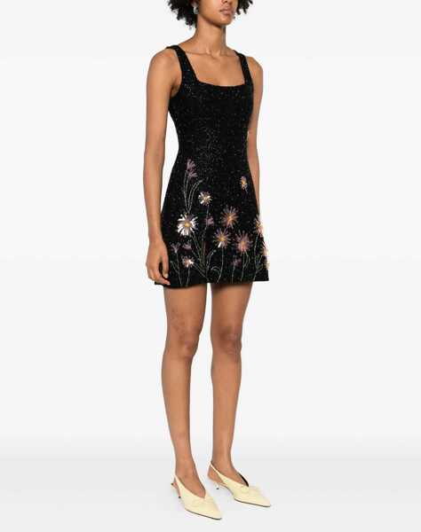 Rochii STAUD Le Sable sequin-embellished floral mini Dress DARLYA DAILY BLACK Femei (BM 18968068) 3