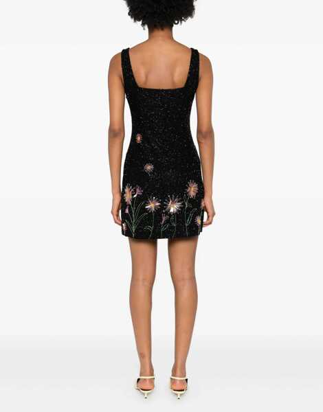 Rochii STAUD Le Sable sequin-embellished floral mini Dress DARLYA DAILY BLACK Femei (BM 18968068) 4
