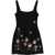 STAUD Le Sable sequin-embellished floral mini Dress DARLYA DAILY BLACK
