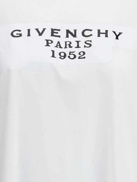 Tricouri Givenchy Boxy cotton T-shirt with givenchy tape print WHITE Femei (BM 18968071) 5