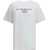 Givenchy Boxy cotton T-shirt with givenchy tape print WHITE