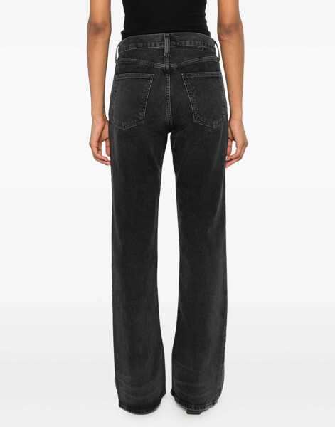 Blugi AGOLDE Kick Boot In Obscure OBSCURE WORN DK BLK Femei (BM 18968101) 4