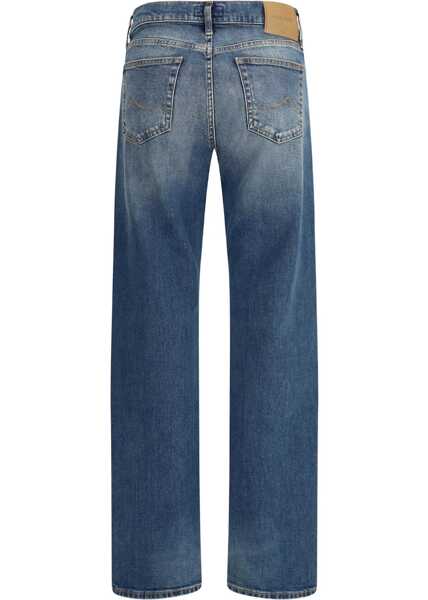 Blugi Jacob Cohen Claires 5 pocket jeans straight fit in denim MEDIUM BLUE Femei (BM 18968116) 3