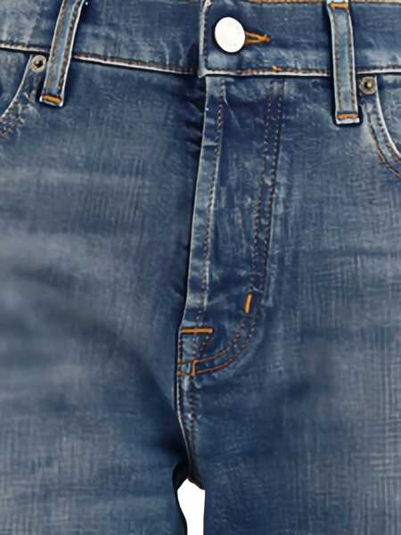 Blugi Jacob Cohen Claires 5 pocket jeans straight fit in denim MEDIUM BLUE Femei (BM 18968116) 4