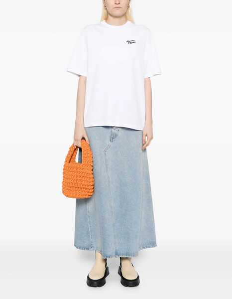 Tricouri MAISON KITSUN Contrast logo T-Shirt WHITE/BLACK Femei (BM 18968122) 2