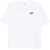 MAISON KITSUN&Eacute; Contrast logo T-Shirt WHITE/BLACK
