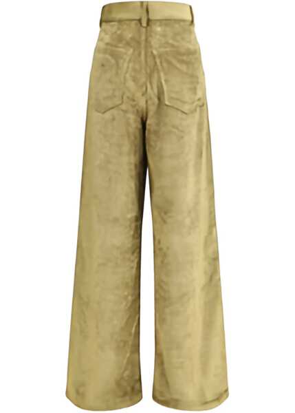 Pantaloni casual PETAR PETROV Corduroy wide leg Pants GOLD Femei (BM 18968125) 3