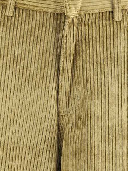 Pantaloni casual PETAR PETROV Corduroy wide leg Pants GOLD Femei (BM 18968125) 5