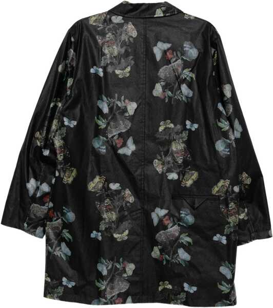 Trenciuri UNDERCOVER Waxed Cotton Raincoat BLACK Barbati (BM 18968158) 2