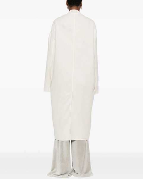 Paltoane Rick Owens Camel hair Island Coat MILKPEARL Femei (BM 18968176) 4