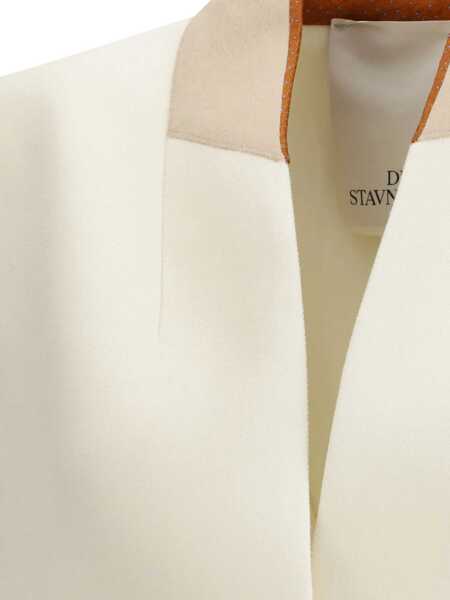 Paltoane DI STAVNITSER Antwerp Coat CREME Femei (BM 18968182) 4