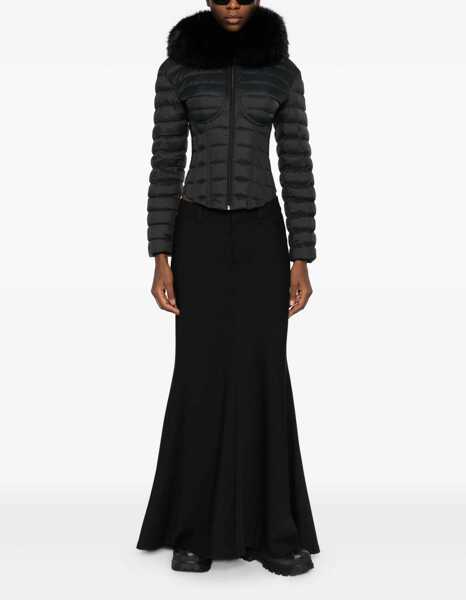 Fuste Balenciaga Godet Maxi Skirt in virgin wool BLACK Femei (BM 18968188) 2