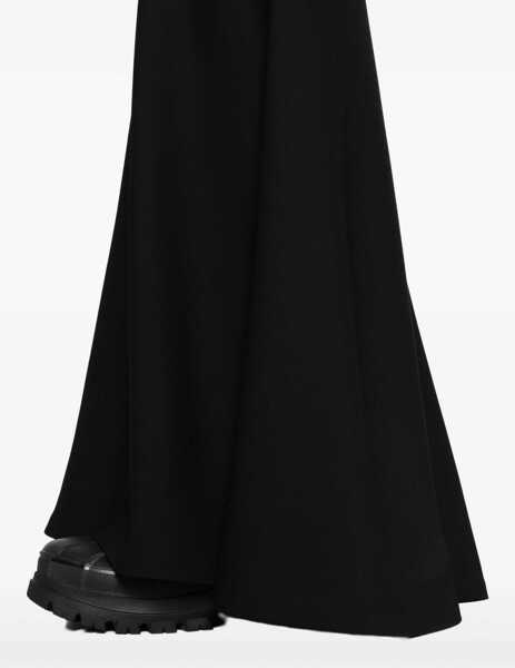 Fuste Balenciaga Godet Maxi Skirt in virgin wool BLACK Femei (BM 18968188) 5