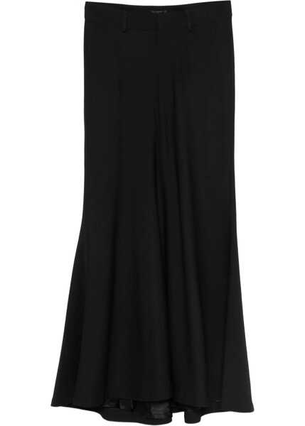 Fuste Balenciaga Godet Maxi Skirt in virgin wool BLACK Femei (BM 18968188) 1
