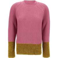 Pulovere Color block wool Sweater Femei