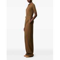 Imbracaminte AMI Paris Dama - Pantaloni casual AMI Paris High-waist trousers NOISETTE Femei (BM 18968206) - B-mall.ro