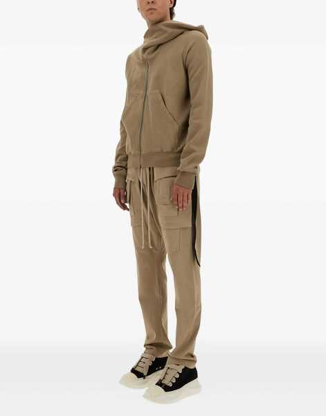 Bluze de trening Rick Owens Asymmetrical Zipper Sweatshirt BEIGE Barbati (BM 18968596) 2