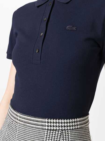 Tricouri Polo Lacoste Polo With Logo BLUE Femei (BM 18968605) 5