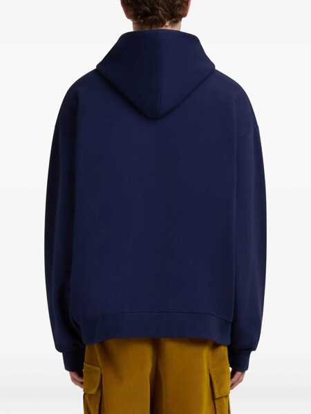 Bluze de trening Marni Sweatshirt With Maxi Logo Print BLUE Barbati (BM 18968614) 4