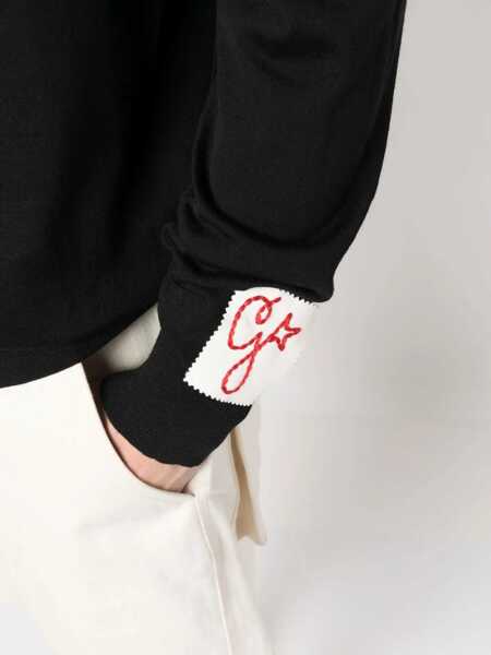 Pulovere casual Golden Goose Wool Polo. BLACK Barbati (BM 18968647) 5