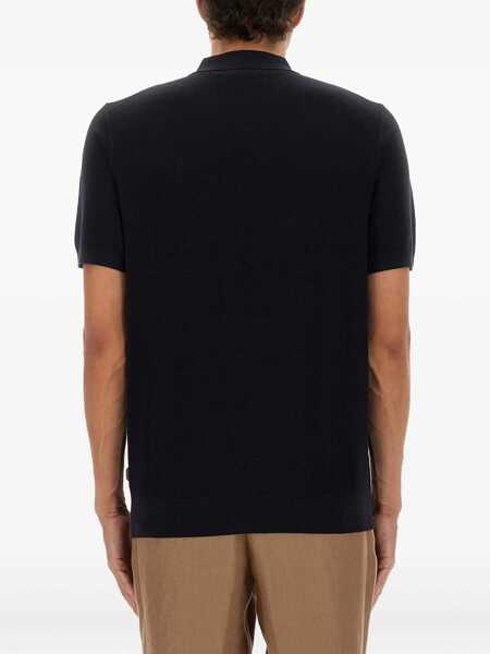 Tricouri Polo Hugo Boss Merino Wool Polo Shirt BLUE Barbati (BM 18968653) 3