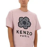 Tricouri Kenzo pentru Barbati - Tricouri Kenzo Oversized T-Shirt With Boke Flower Embroidery PINK Barbati (BM 18968686) - B-mall.ro