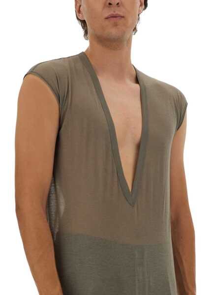 Tricouri Rick Owens T-Shirt Dylan GREY Barbati (BM 18968689) 4