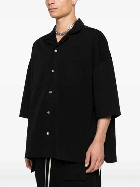 Camasi casual Rick Owens Magnum Tommy Shirt BLACK Barbati (BM 18968701) 3