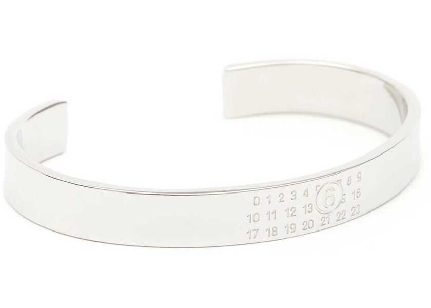 Bratari MM6 Maison Margiela Numeric Signature Rigid Bracelet SILVER Femei (BM 18968719) 2