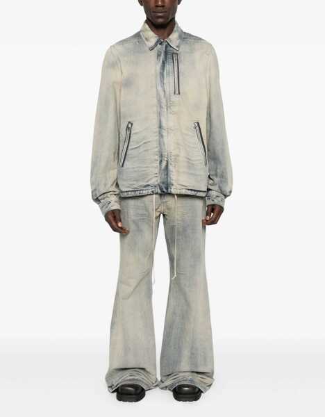 Sacouri office Rick Owens Jacket With Concealed Zipper DENIM Barbati (BM 18968728) 2