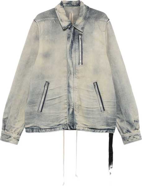 Sacouri office Rick Owens Jacket With Concealed Zipper DENIM Barbati (BM 18968728) 1