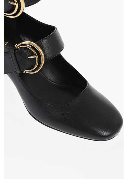 Pantofi stiletto Chloe Leather Mary Jane Pumps 6Cm Black Femei (BM 18968866) 4