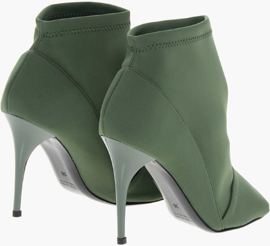 Botine BRUNO FRISONI Lycra Sock Booties With Open Toe Design 10Cm Green Femei (BM 18968869) 2