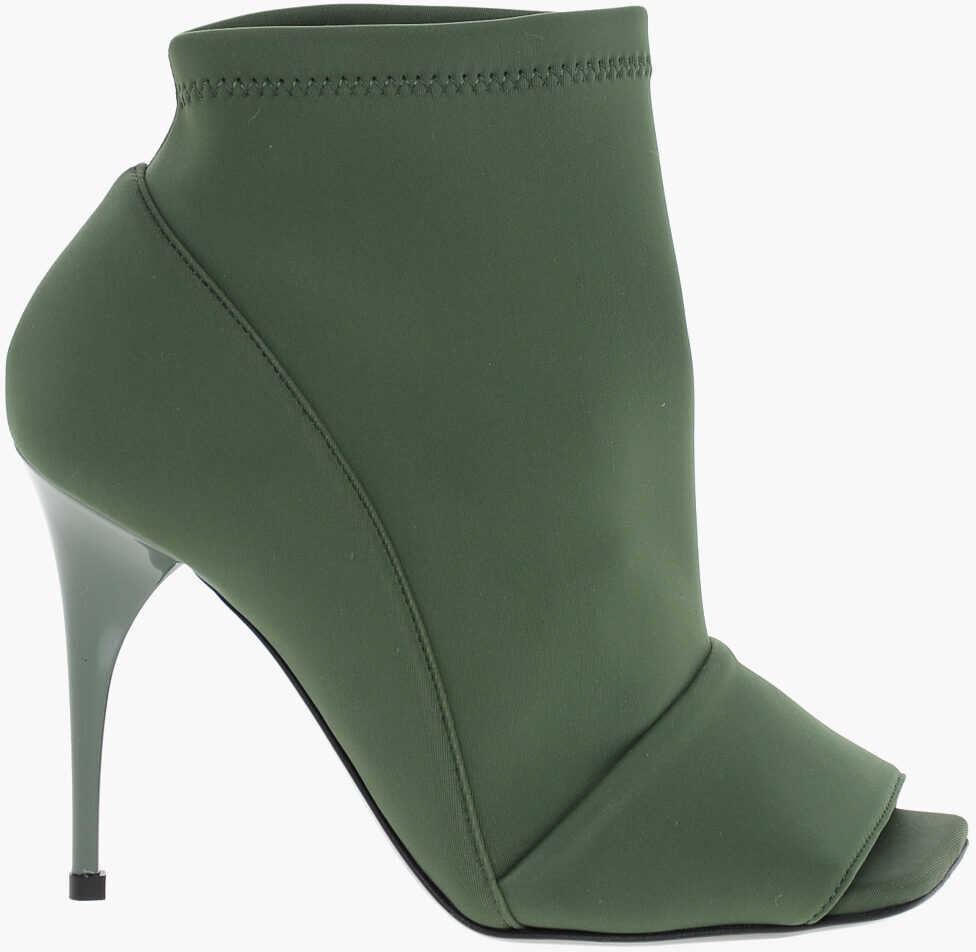 Botine BRUNO FRISONI Lycra Sock Booties With Open Toe Design 10Cm Green Femei (BM 18968869) 3