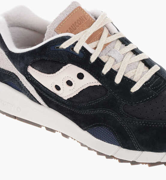 Sneakers Saucony Suede And Fabric Shadow 5000 Low-Top Sneakers Blue Barbati (BM 18968926) 4