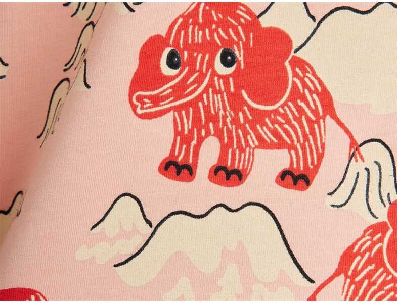 Tricouri MINI RODINI Elephant T-Shirt MULTICOLOUR Fete (BM 18969055) 3