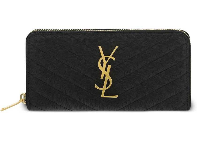 Portofele Saint Laurent Monogram Wallet BLACK Femei (BM 18969073) 1