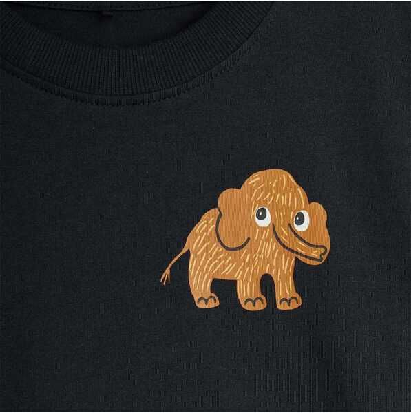 Tricouri MINI RODINI Mini Elephant T-Shirt BLACK Fete (BM 18969088) 2