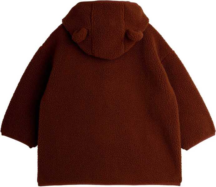 Jachete MINI RODINI Sweat Jacket BROWN Fete (BM 18969136) 2