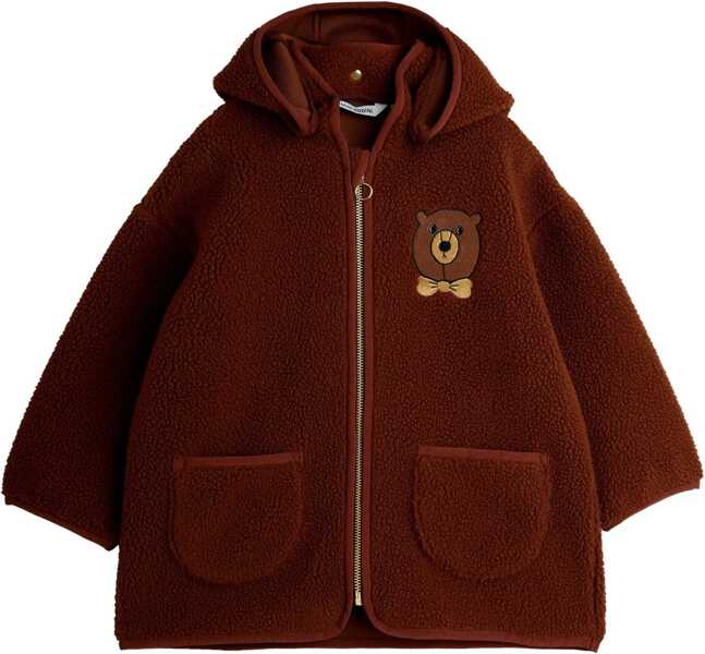 Jachete MINI RODINI Sweat Jacket BROWN Fete (BM 18969136) 1
