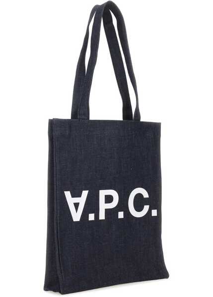 Genti de mana A.P.C. Denim Tote Bag BLUE Barbati (BM 18969148) 2