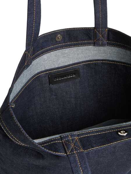 Genti de mana DSQUARED2 Icon New Generation Tote Bag BLACK Barbati (BM 18969157) 3