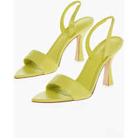 Sandale cu toc Leather Lily Slingback Sandals With Spool Heel 10Cm Femei