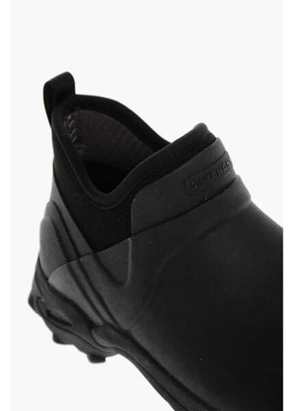 Ghete Givenchy Solid-Color Rubber Ankle Boots Black Barbati (BM 18969226) 4