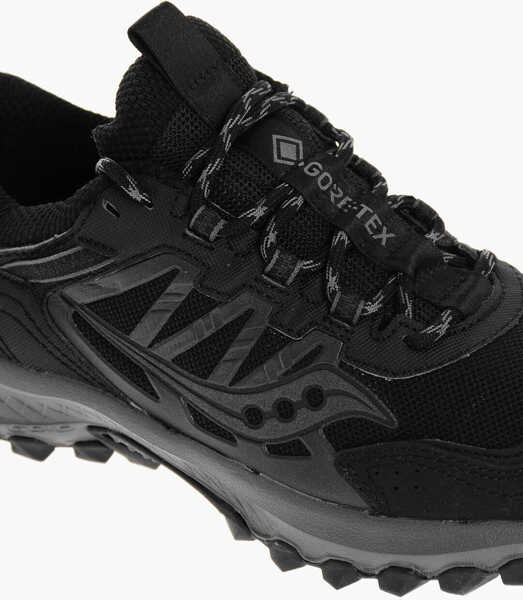 Sneakers Saucony Fabric Grid Peak Low-Top Sneakers With Ton On Ton Details Black Barbati (BM 18969229) 4