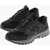 Saucony Fabric Grid Peak Low-Top Sneakers With Ton On Ton Details Black